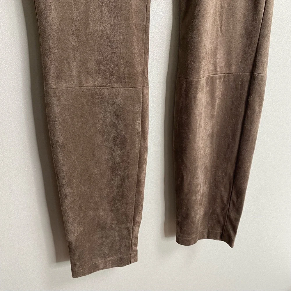 BB Dakota Bark Wilton Faux Suede Leggings Size Medium